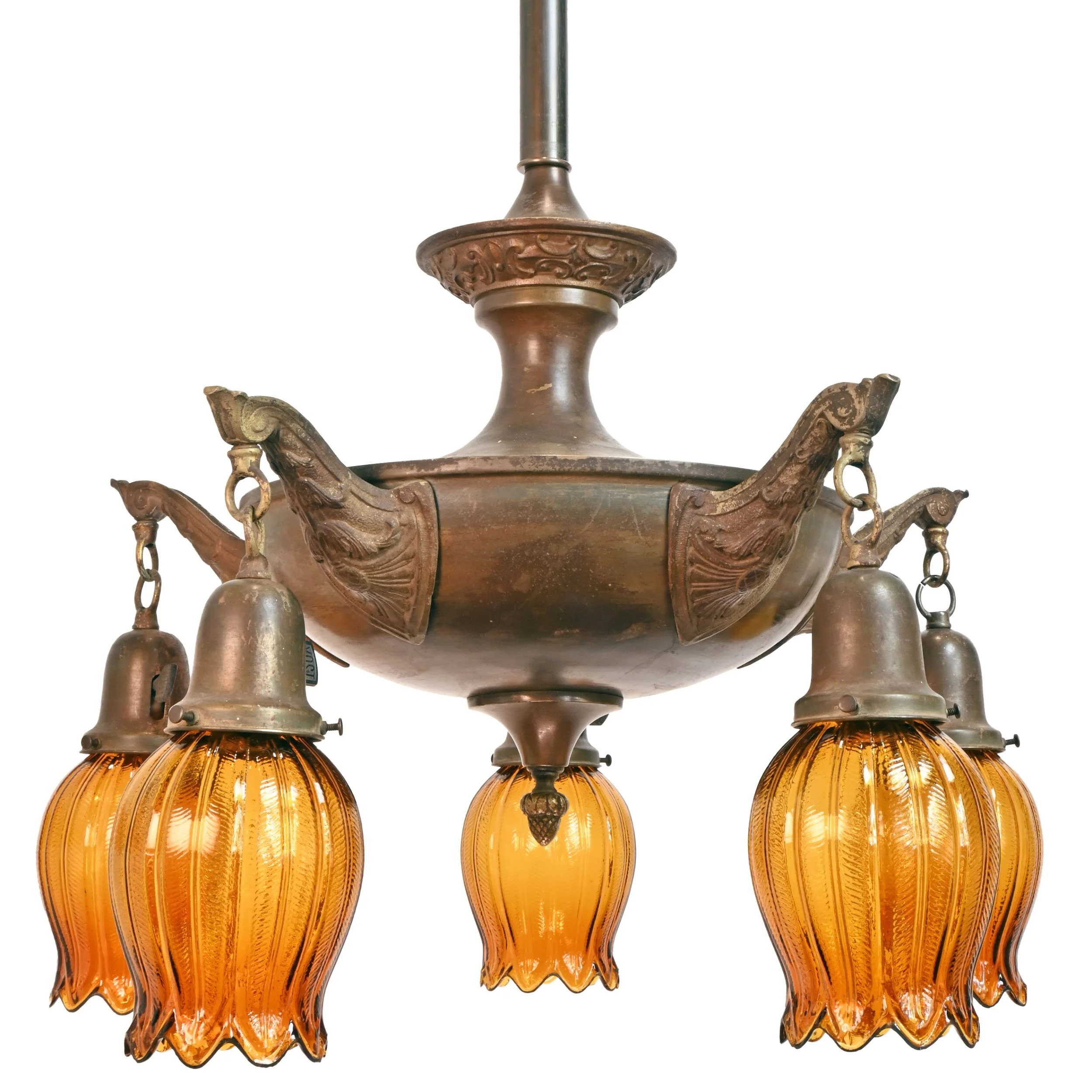 Amber Grass Chandelier 5灯 Amber Grass Chandelier アンバーシャンデリア | シャンデリア